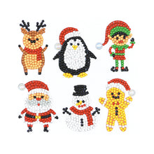 Load image into Gallery viewer, Kids Diamond Painting Stickers Kits Creative DIY Art Craft Paint by Numbers Diamonds Christmas Tree Decoration Home Xmas Decor
