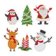 Load image into Gallery viewer, Kids Diamond Painting Stickers Kits Creative DIY Art Craft Paint by Numbers Diamonds Christmas Tree Decoration Home Xmas Decor
