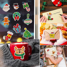 Load image into Gallery viewer, Kids Diamond Painting Stickers Kits Creative DIY Art Craft Paint by Numbers Diamonds Christmas Tree Decoration Home Xmas Decor
