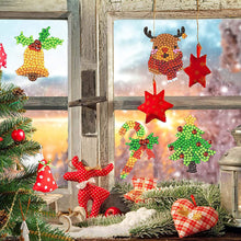 Load image into Gallery viewer, Kids Diamond Painting Stickers Kits Creative DIY Art Craft Paint by Numbers Diamonds Christmas Tree Decoration Home Xmas Decor
