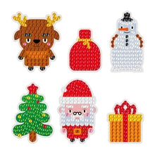 Load image into Gallery viewer, Kids Diamond Painting Stickers Kits Creative DIY Art Craft Paint by Numbers Diamonds Christmas Tree Decoration Home Xmas Decor
