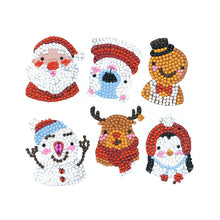 Load image into Gallery viewer, Kids Diamond Painting Stickers Kits Creative DIY Art Craft Paint by Numbers Diamonds Christmas Tree Decoration Home Xmas Decor
