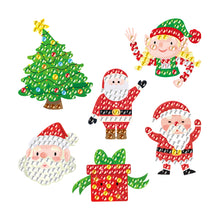 Load image into Gallery viewer, Kids Diamond Painting Stickers Kits Creative DIY Art Craft Paint by Numbers Diamonds Christmas Tree Decoration Home Xmas Decor
