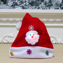 Load image into Gallery viewer, Christmas Hat with LED Light Adult Kids Knitted Soft Beanie Santa Hat New Year Party Kids Gift Navidad Noel Xmas Decoration
