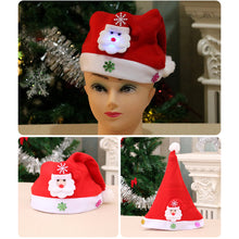 Load image into Gallery viewer, Christmas Hat with LED Light Adult Kids Knitted Soft Beanie Santa Hat New Year Party Kids Gift Navidad Noel Xmas Decoration
