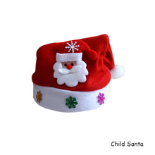 Load image into Gallery viewer, Christmas Hat with LED Light Adult Kids Knitted Soft Beanie Santa Hat New Year Party Kids Gift Navidad Noel Xmas Decoration
