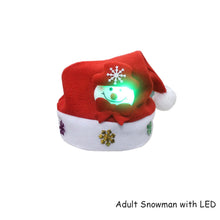Load image into Gallery viewer, Christmas Hat with LED Light Adult Kids Knitted Soft Beanie Santa Hat New Year Party Kids Gift Navidad Noel Xmas Decoration
