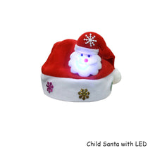 Load image into Gallery viewer, Christmas Hat with LED Light Adult Kids Knitted Soft Beanie Santa Hat New Year Party Kids Gift Navidad Noel Xmas Decoration
