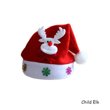 Load image into Gallery viewer, Christmas Hat with LED Light Adult Kids Knitted Soft Beanie Santa Hat New Year Party Kids Gift Navidad Noel Xmas Decoration
