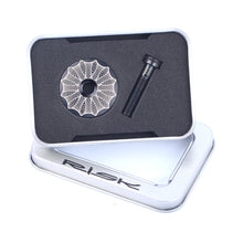 Load image into Gallery viewer, 1 Set Bike Titanium Alloy Light Weight Flat Head Waterproof Bowl Set Cover Cover Set Dazzling Screw Bike Accessories
