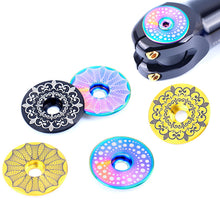 Load image into Gallery viewer, 1 Set Bike Titanium Alloy Light Weight Flat Head Waterproof Bowl Set Cover Cover Set Dazzling Screw Bike Accessories
