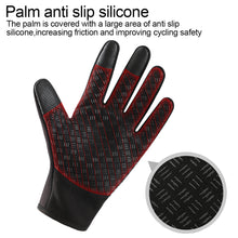 Load image into Gallery viewer, 1Pair Full Finger Plus Fleece Warm Gloves Autumn Winter Waterproof Cold-Proof Cycling Driving Mountaineering Outdoor Gloves With Touch Screen
