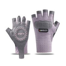 Load image into Gallery viewer, 1 Pair Children's Half-Finger Cycling Fitness Gloves Non-Slip Breathable Wear Protective Gloves For Outdoor Sports
