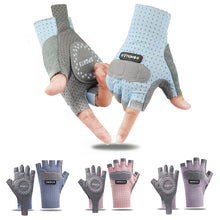 Load image into Gallery viewer, 1 Pair Children's Half-Finger Cycling Fitness Gloves Non-Slip Breathable Wear Protective Gloves For Outdoor Sports

