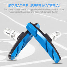 Load image into Gallery viewer, 1Pair Road Bike V Brake Special Brake Leather Wear-Resistant Durable Rubber Brake Block Bicycle Repair Accessories
