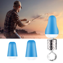 Load image into Gallery viewer, 100PCS Silicone Large Material Anti-Entanglement Bean 8 Ring Main Line Sub-Line Anti-Entanglement Space Bean Fishing Accessories
