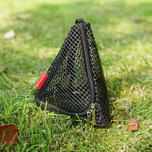 Load image into Gallery viewer, 1PC Triangle Hanging Net Bag PVC Folding Storage Net Camping Hanging Package Outdoor Picnic Supplies
