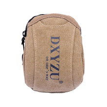 Load image into Gallery viewer, 1PC Men Casual Canvas Waist Pack Portable Vintage Coin Purse With Hook Hunting Slingshot Accessory Bag
