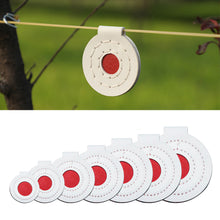 Load image into Gallery viewer, 5PCS Outdoor Shooting Competitive Slingshot Microfiber Target Competition Bull's Eye Wear-Resistant Durable Three-Layer Thickened Target 2-8CM
