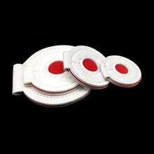 Load image into Gallery viewer, 5PCS Outdoor Shooting Competitive Slingshot Microfiber Target Competition Bull's Eye Wear-Resistant Durable Three-Layer Thickened Target 2-8CM
