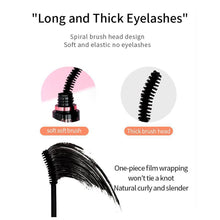 Load image into Gallery viewer, Waterproof Sweatproof Mascara Non-smudge Black Slender Curling Dense Mascara Natural Long-lasting Eyes Makeup Cosmetics
