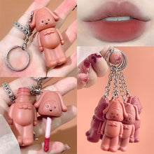 Load image into Gallery viewer, 6 Colors Matte Velvet Keychain Lip Gloss Waterproof Non-fading Long Lasting Lip Glaze Lip Makeup Cosmetics
