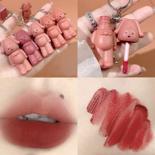 Load image into Gallery viewer, 6 Colors Matte Velvet Keychain Lip Gloss Waterproof Non-fading Long Lasting Lip Glaze Lip Makeup Cosmetics
