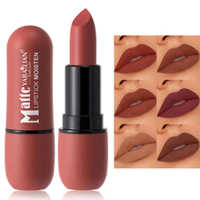 Load image into Gallery viewer, 6 Colors Velvet Matte Lipstick Waterproof Sweatproof Long-lasting Non-fading Nude Lip Gloss Lip Makeup Cosmetics
