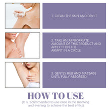 Load image into Gallery viewer, Underarm Deodorant Cream Clean Armpit Odor Sweat Odor Underarm Whitening Refreshing Sweating Suppressing Deodorizing Cream Body Care

