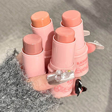 Load image into Gallery viewer, Waterproof Brightening Blusher Stick Refreshing Moisturizing Dual Use Natural Long-lasting Stereoscopic Blusher Face Makeup
