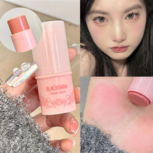 Load image into Gallery viewer, Waterproof Brightening Blusher Stick Refreshing Moisturizing Dual Use Natural Long-lasting Stereoscopic Blusher Face Makeup
