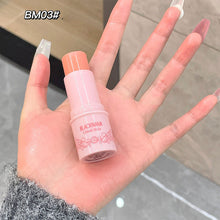 Load image into Gallery viewer, Waterproof Brightening Blusher Stick Refreshing Moisturizing Dual Use Natural Long-lasting Stereoscopic Blusher Face Makeup
