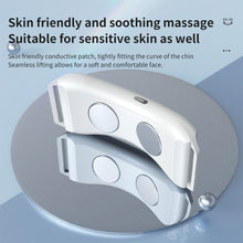 Load image into Gallery viewer, EMS Microcurrent Facial Massager Rechargeable Hot Compress Vibration Lifting Tightening Skin Face Beauty Instrument
