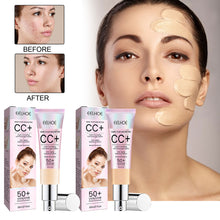 Load image into Gallery viewer, 2 Colors Even Skin Tone CC Cream Waterproof Sweatproof Natural Concealer Moisturizing Foundation Makeup Cosmetics
