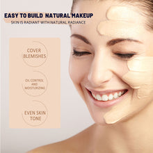 Load image into Gallery viewer, 2 Colors Even Skin Tone CC Cream Waterproof Sweatproof Natural Concealer Moisturizing Foundation Makeup Cosmetics
