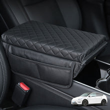 Load image into Gallery viewer, Car Console Cover Armrest Cushion Scratch Protector Resistant Leather Center Accessory For Tesla Model 3 Model Y
