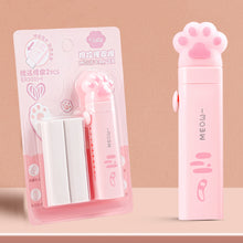 Load image into Gallery viewer, Creatibe Cartoon Push-Pull Pencil Eraser Rubber Kids Children Drawing Writing Wiping Stationery Christmas Gift School Supplies
