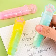 Load image into Gallery viewer, Cute Cartoon Push-Pull Pencil Eraser Rubber Kids Children Drawing Writing Wiping Stationery Christmas Gift School Supplies
