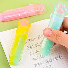 Load image into Gallery viewer, Cute Cartoon Push-Pull Pencil Eraser Rubber Kids Children Drawing Writing Wiping Stationery Christmas Gift School Supplies
