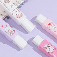 Load image into Gallery viewer, Cute Cartoon Push-Pull Pencil Eraser Rubber Kids Children Drawing Writing Wiping Stationery Christmas Gift School Supplies
