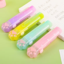 Load image into Gallery viewer, Cute Cartoon Push-Pull Pencil Eraser Rubber Kids Children Drawing Writing Wiping Stationery Christmas Gift School Supplies
