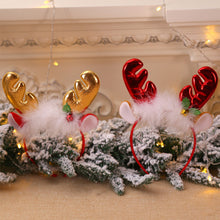 Load image into Gallery viewer, 1Pc Christmas Headbands Sequins Reindeer Antlers Ears Headbands For Women Girls Christmas Party Decoration Cosplay Hair Accessories
