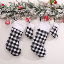 Load image into Gallery viewer, 1Pc New Year Christmas Stockings Socks Xmas Candy Gift Bag Fireplace Xmas Tree Decoration
