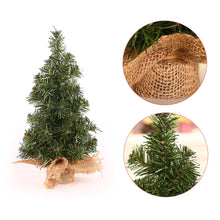 Load image into Gallery viewer, 20cm/30cm Mini Christmas Tree Gold Green Small Pine Tree Sisal Silk Cedar New Year Xmas Party Ornaments Navidad
