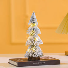 Load image into Gallery viewer, 1Pc 15-29cm Mini Christmas Tree Gold Green Small Pine Tree Sisal Silk Cedar New Year Xmas Party Ornaments Navidad

