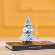 Load image into Gallery viewer, 1Pc 15-29cm Mini Christmas Tree Gold Green Small Pine Tree Sisal Silk Cedar New Year Xmas Party Ornaments Navidad
