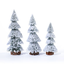 Load image into Gallery viewer, 1Pc 15-29cm Mini Christmas Tree Gold Green Small Pine Tree Sisal Silk Cedar New Year Xmas Party Ornaments Navidad
