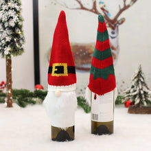 Load image into Gallery viewer, 1pc Christmas Wine Bottle Bag Faceless Doll Wine Bottle Cover Wine Bottle Bag Sleeve Xmas New Year Dinner Table Decoration
