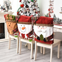 Load image into Gallery viewer, 1Pc Christmas Santa Claus Hat Chair Cover Christmas Decoration Table New Year Ornament for Home Navidad Noel Xmas Gift
