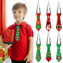 Load image into Gallery viewer, 1Pcs Felt Christmas Tie Christmas Santa Claus Snowman Elk Tie Kids Costume Accessories Merry Christmas Gifts
